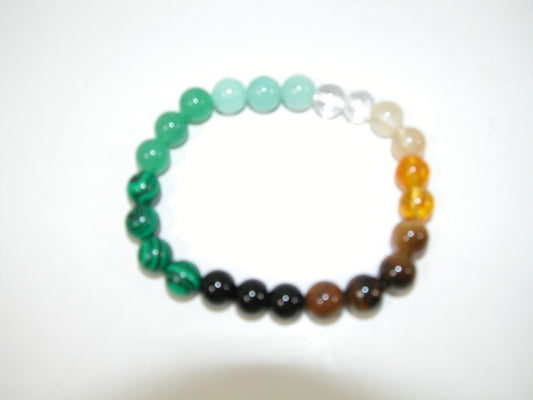 Multi Gemstone Stretch Bracelet GF3082