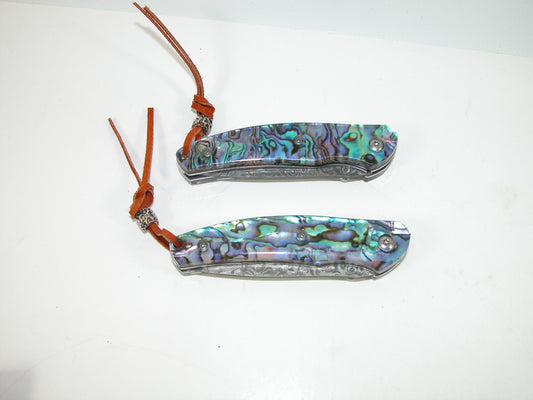 Abalone Folding Knife GF3116