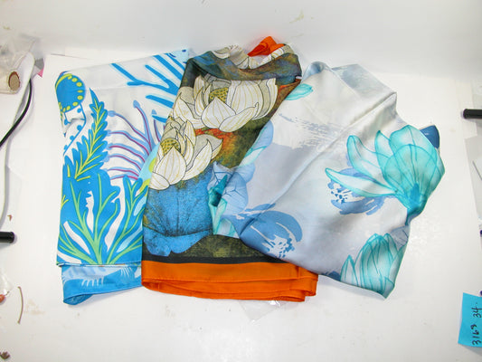 Silk Long Rectangle Scarf GF3168