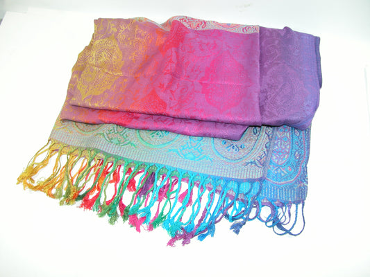 Multi Color Pashmina Scarf GF3154