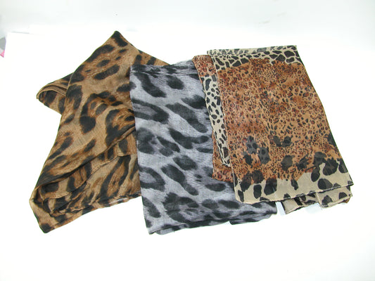 Animal Print Scarf GF3157