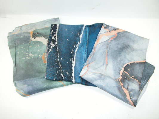 Scarf with Abstract Painting GF3156
