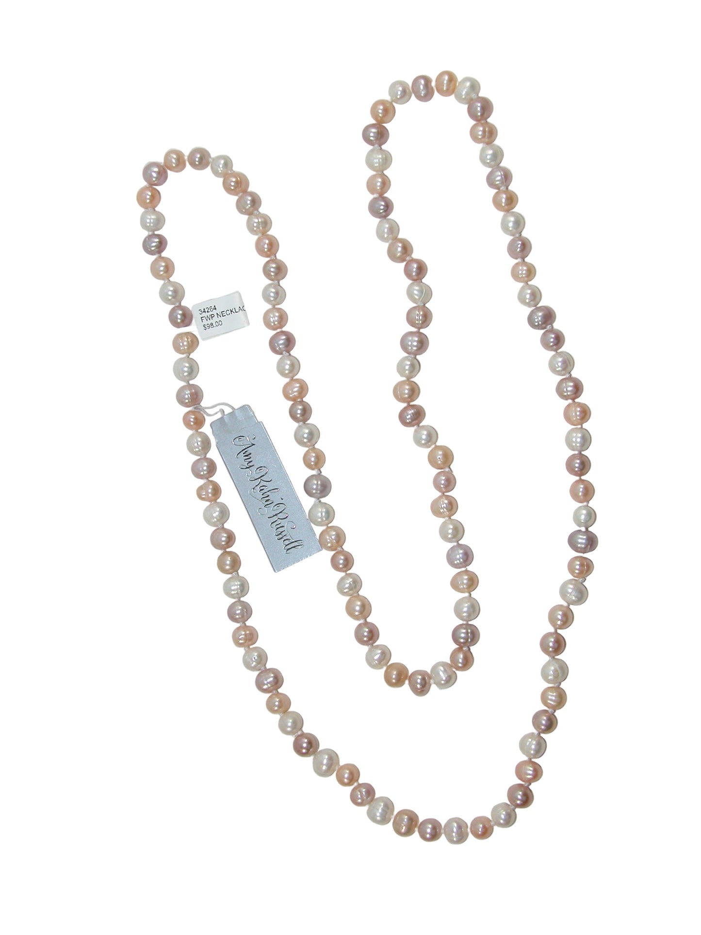 34264 Pink Freshwater Pearl Beaded Necklace