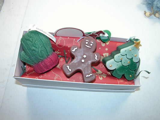 Christmas 3 Candle Set C1004