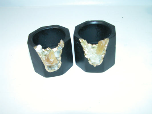 Citrine Gemstone Votive Candle Holder GF3228