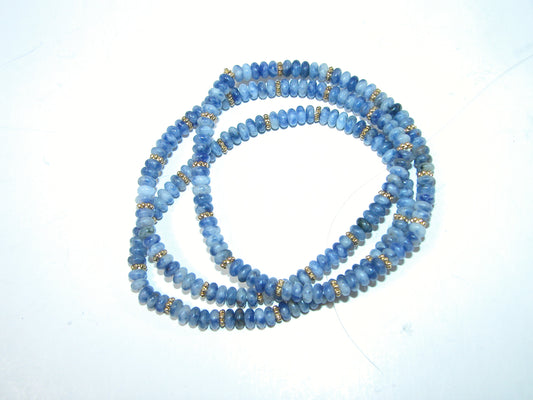 Sodalite Rondell Stretch Bracelet  GF3257