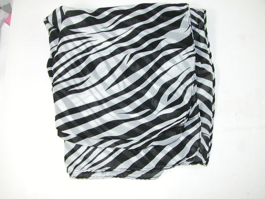 Zebra Stripe Chiffon Shawl Scarf GF3275