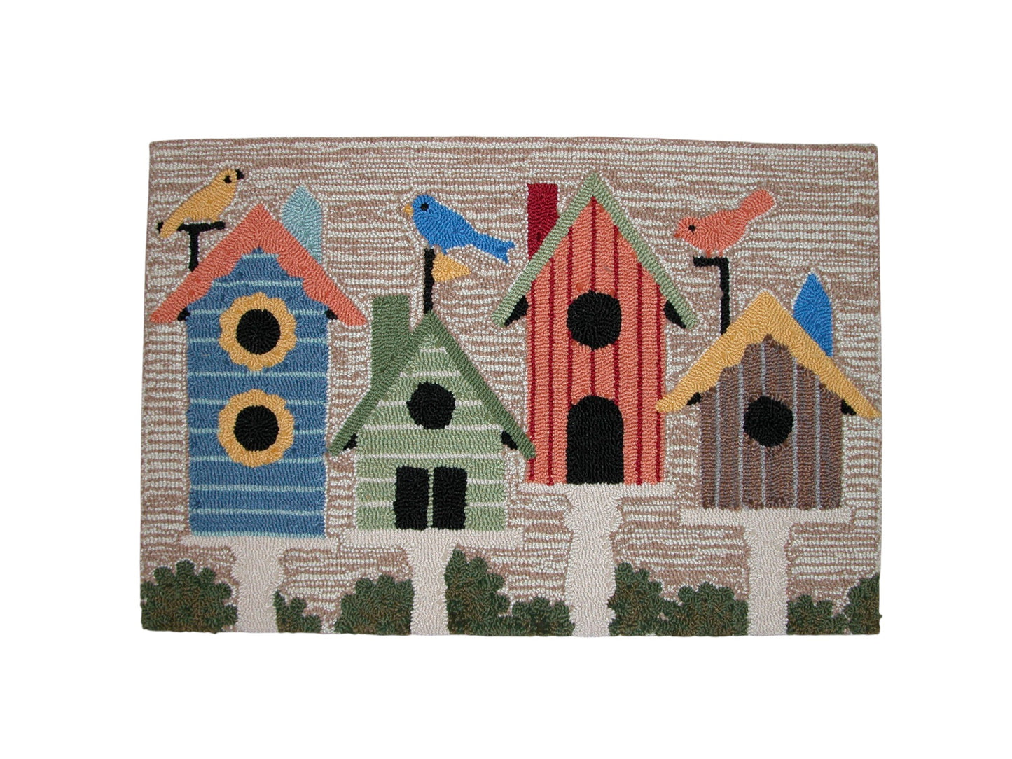 Bird House Hand-Tufted Rug (GF4186)