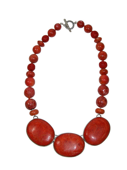 39601 Apple Coral Necklace