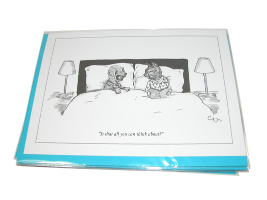 The New Yorker All You Can Think About Greeting Card GF3316