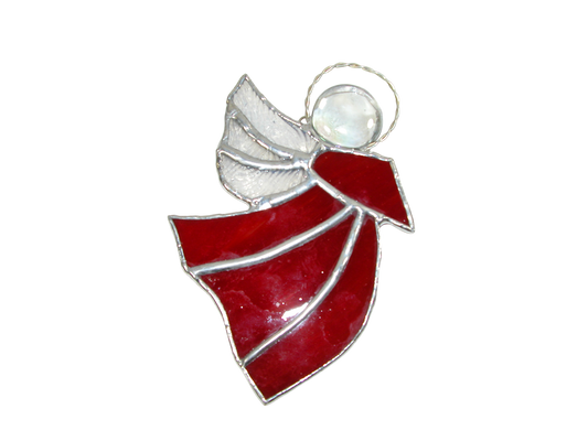 Red Angel Stained Glass GF3346 by Lori