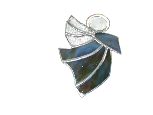 Mixed Blue Angel Stained Glass GF3347 by Lori