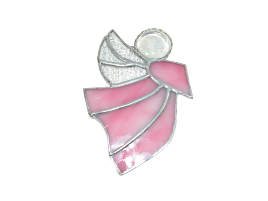 Pink Angel Stained Glass GF3345 by Lori