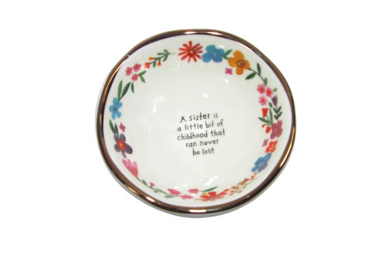Trinket Tray Sister Round Bowl GF3333