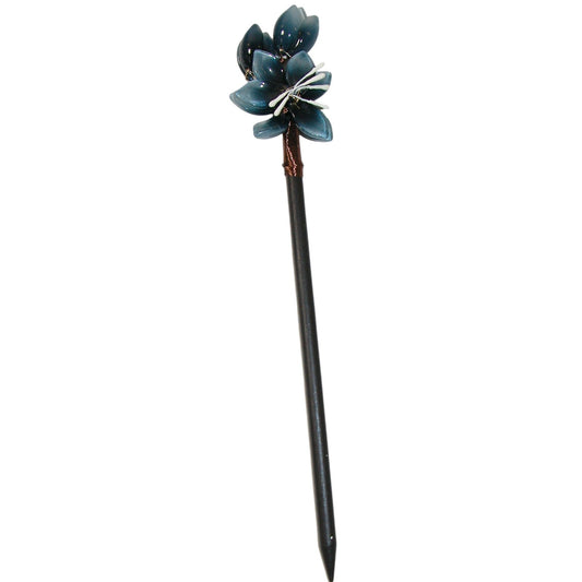 Floral Hair Stick Wood (GF4332)