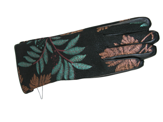 Hand Painted Leather Gloves GF3335
