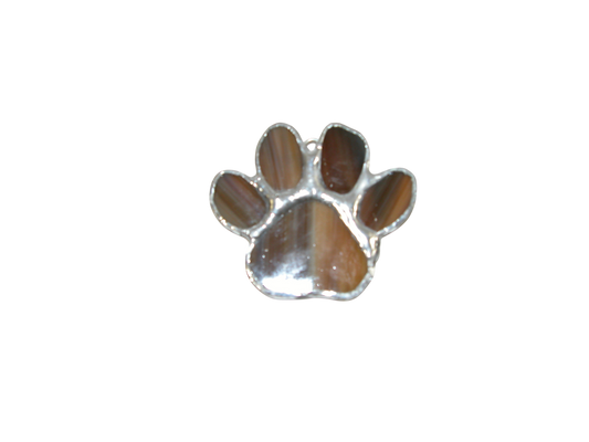 Stained Glass Paw Print GF3361 by LORI