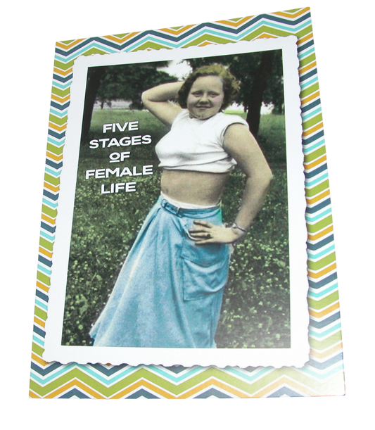 Greeting Card Five Stages of Female Life GF3368