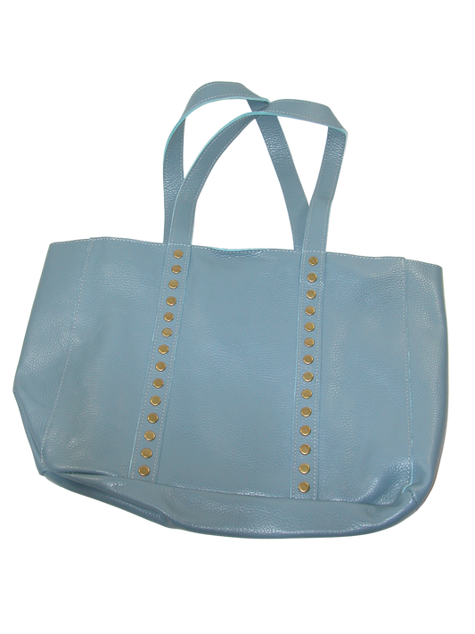 Studded Italian Blue Tote GF3371