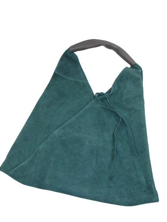 Teal Suede Womens Handbag GF3376