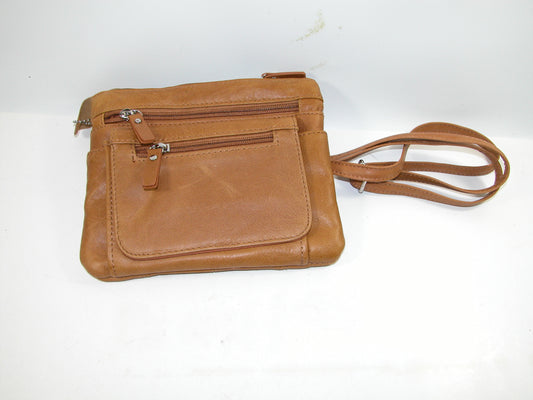 Leather Cognac Crossbody GF3382