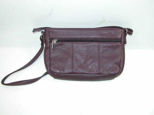 Leather Wine Crossbody GF3381