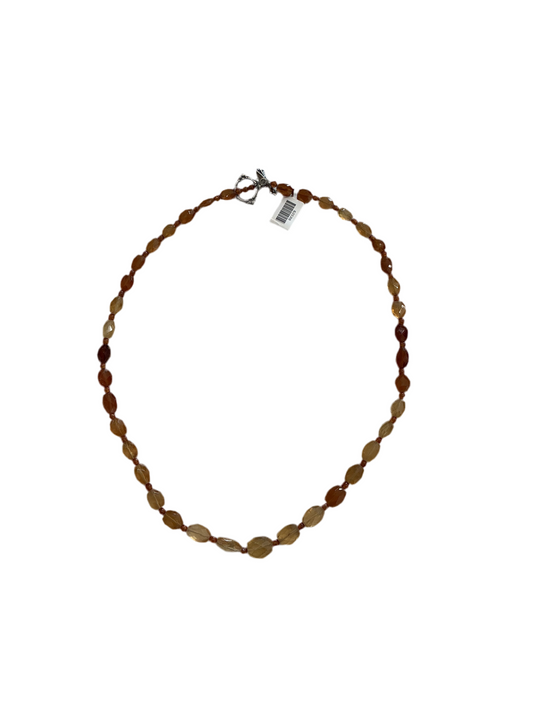 80329 Citrine Sterling Silver Necklace