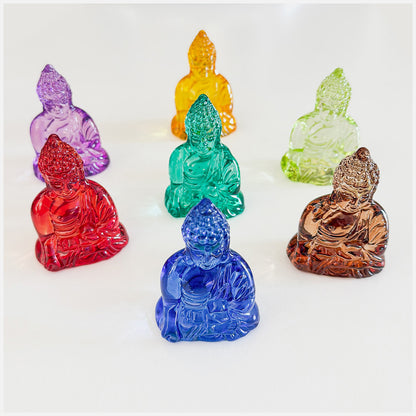 Crystal Buddha, Assorted Colors (GF1379)