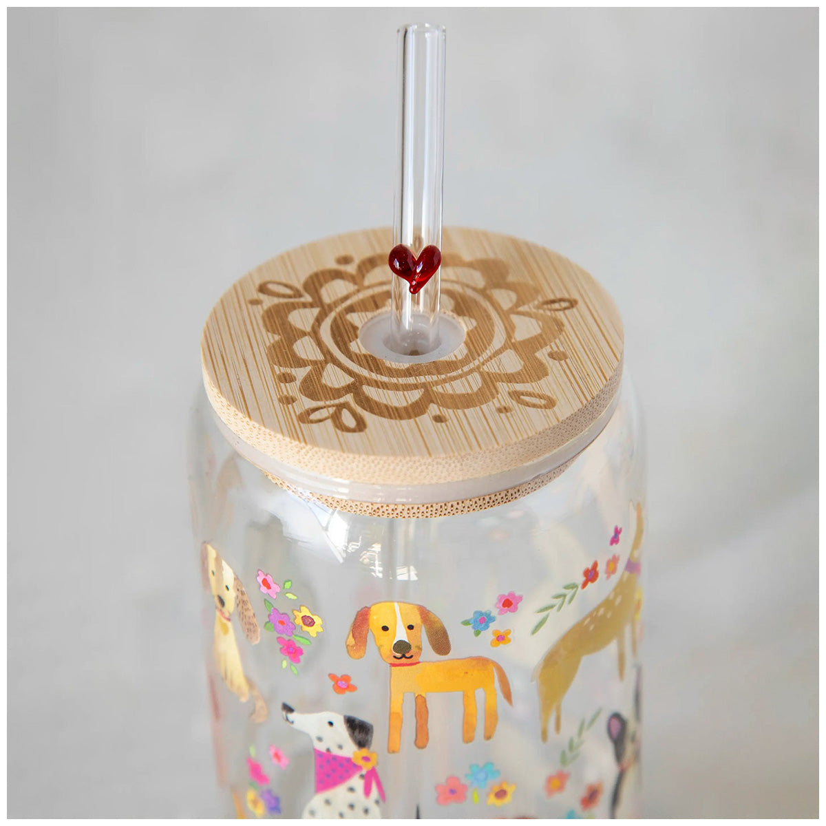 Glass Tumbler, Dog (GF1716)