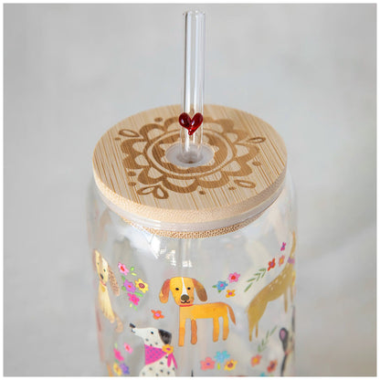 Glass Tumbler, Dog (GF1716)