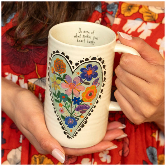 Latte Mug, Heart Happy (GF3266)