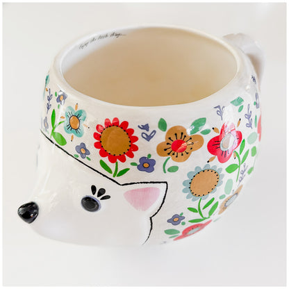Folk Art Mug, Harriett the Hedgehog (GF3827)