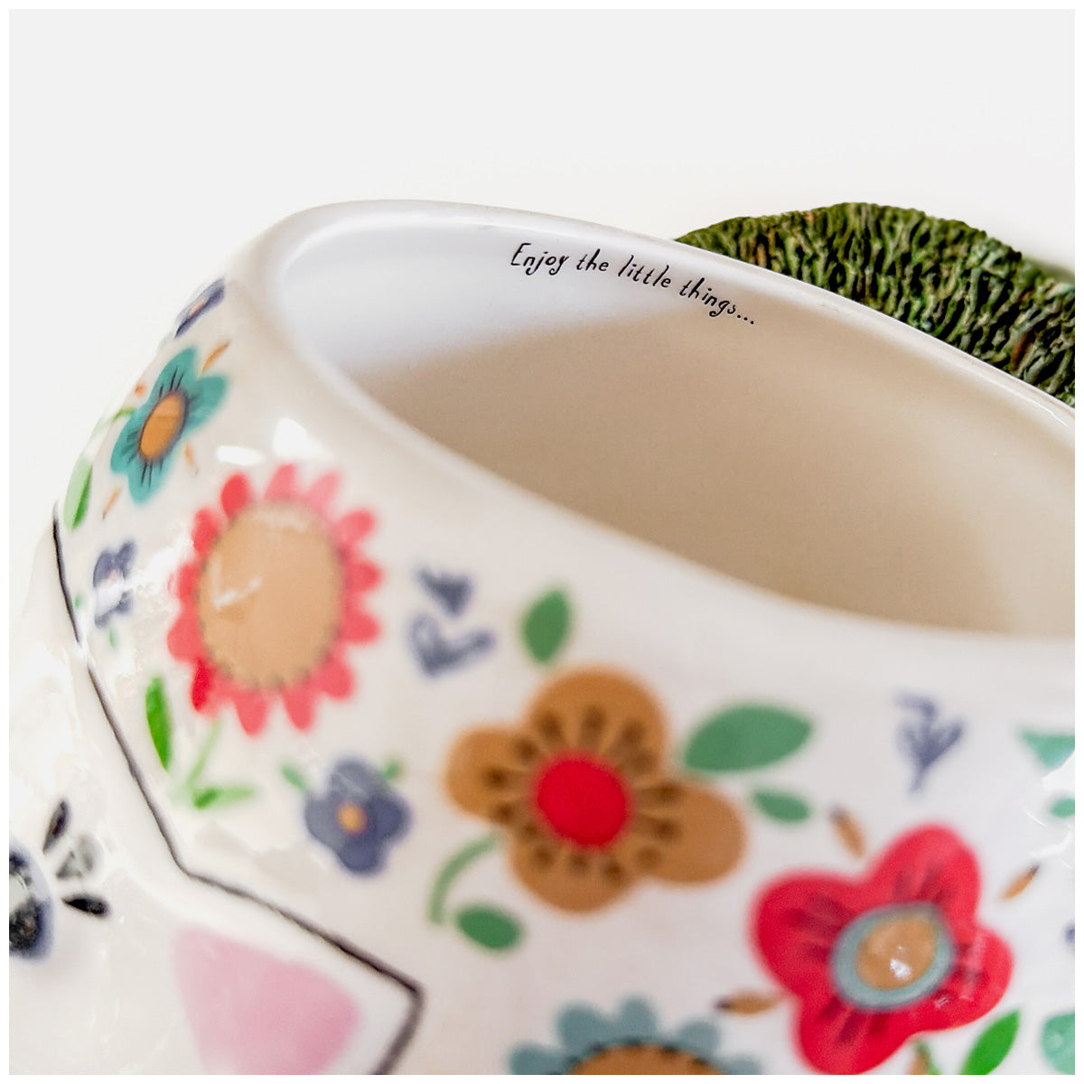 Folk Art Mug, Harriett the Hedgehog (GF3827)