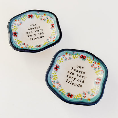 Artisan Trinket Dish, Old Friends (GF3334)