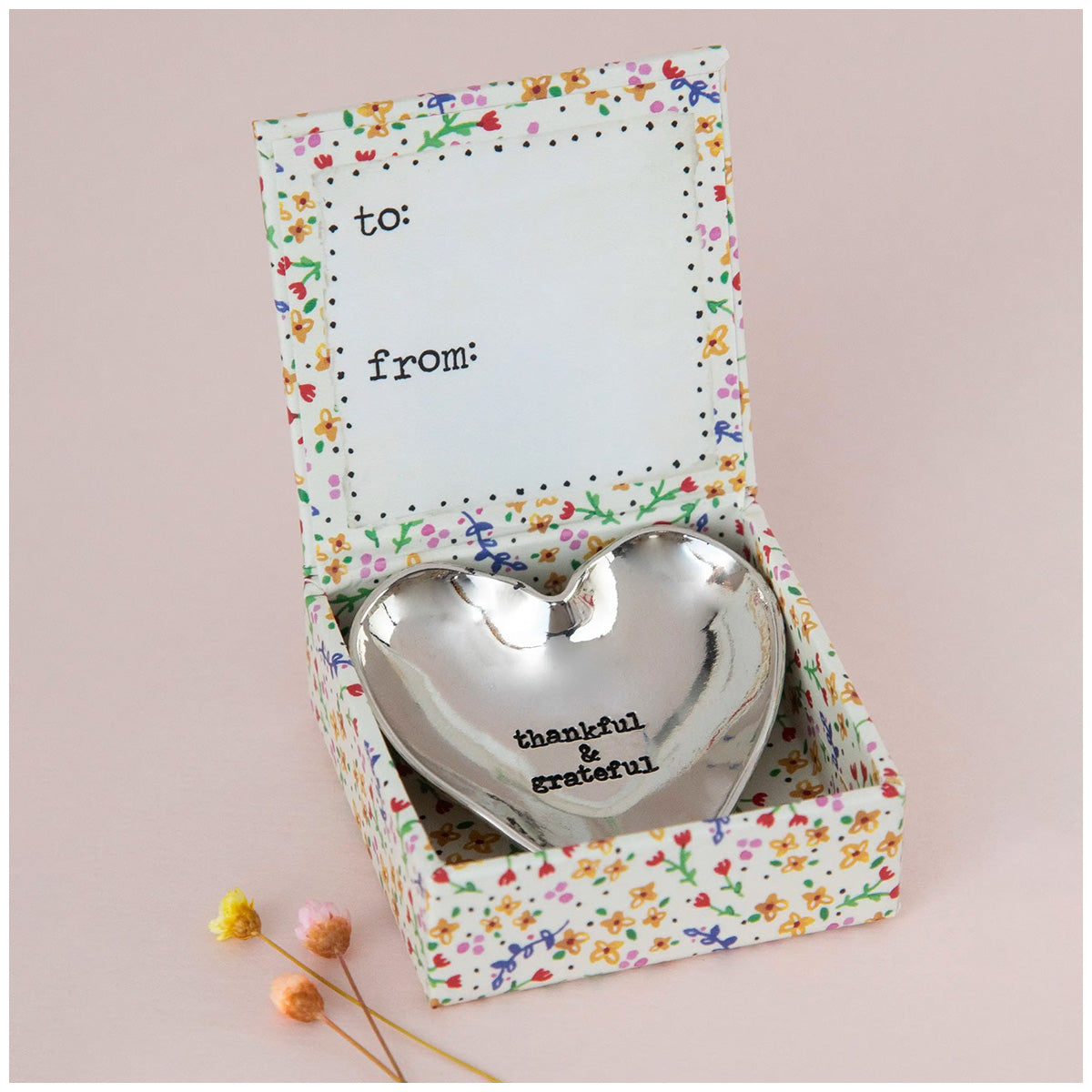 Silver Little Love Bowl (GF3583) Thankful and Grateful