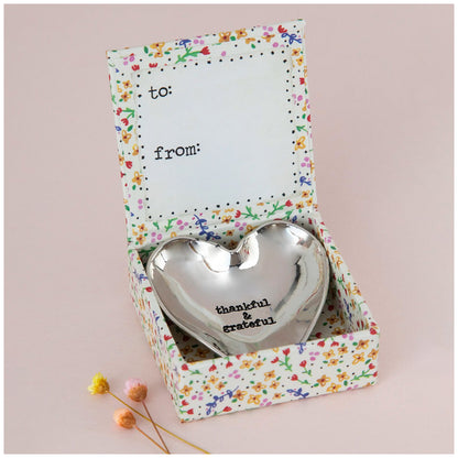 Silver Little Love Bowl (GF3583) Thankful and Grateful