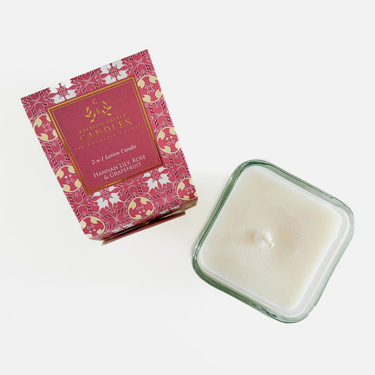 2-in-1 Lotion Candle, Hannah Lily, Rose & Grapefruit (GF3862)