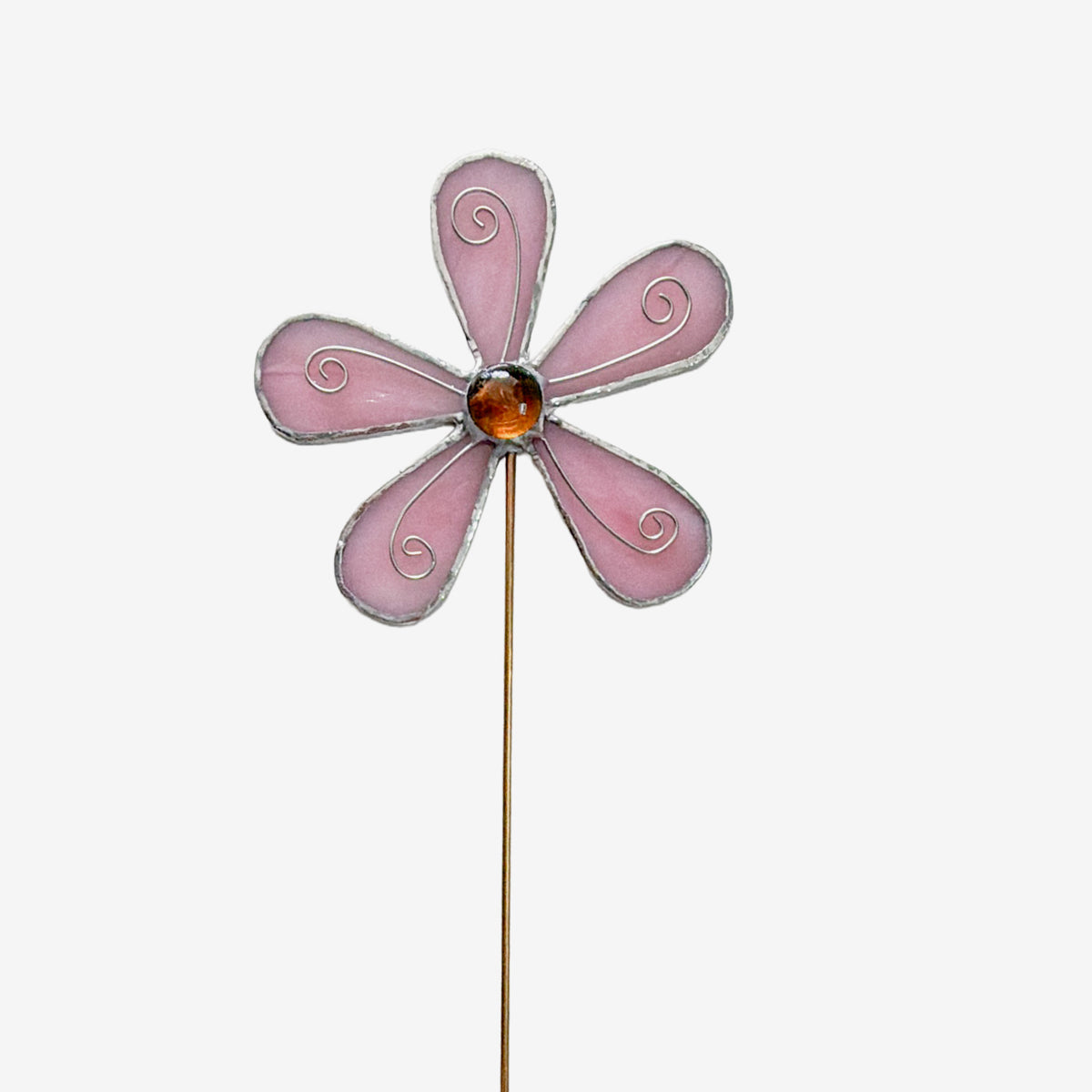 Stained Glass Flower Plant Ornaments, Small by LORI