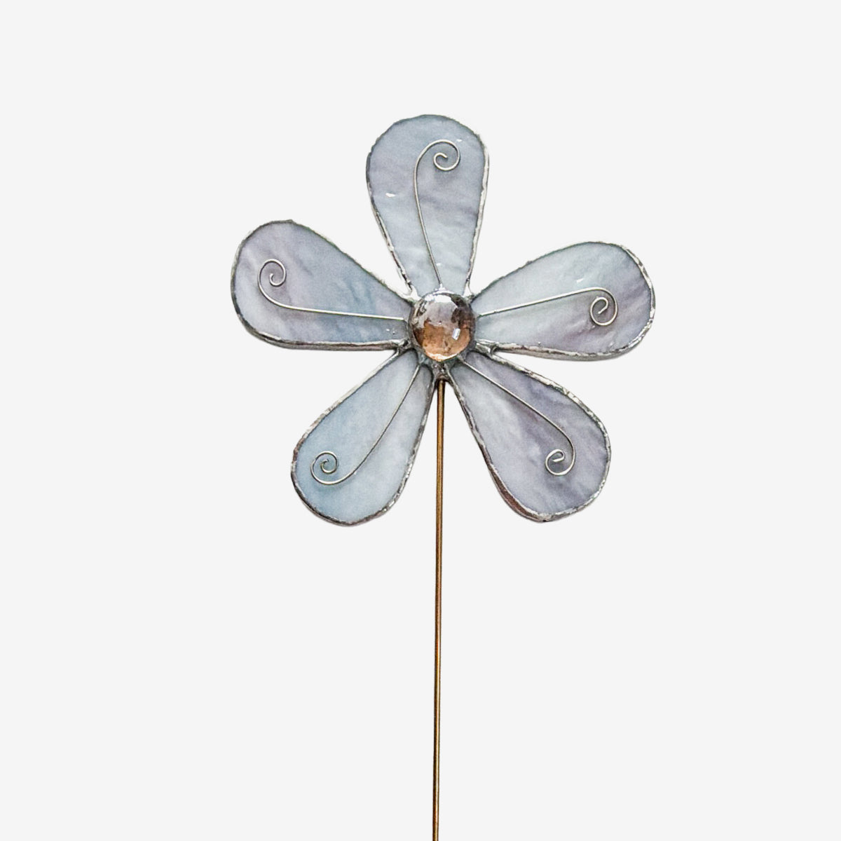 Stained Glass Flower Plant Ornaments, Medium by LORI