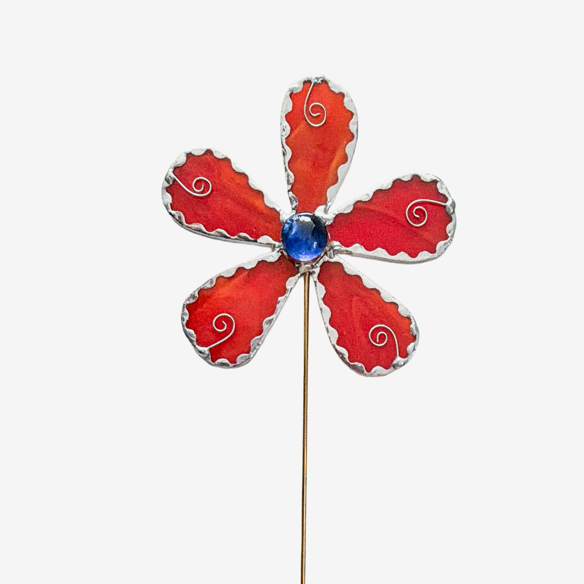 Stained Glass Flower Plant Ornaments, Medium by LORI