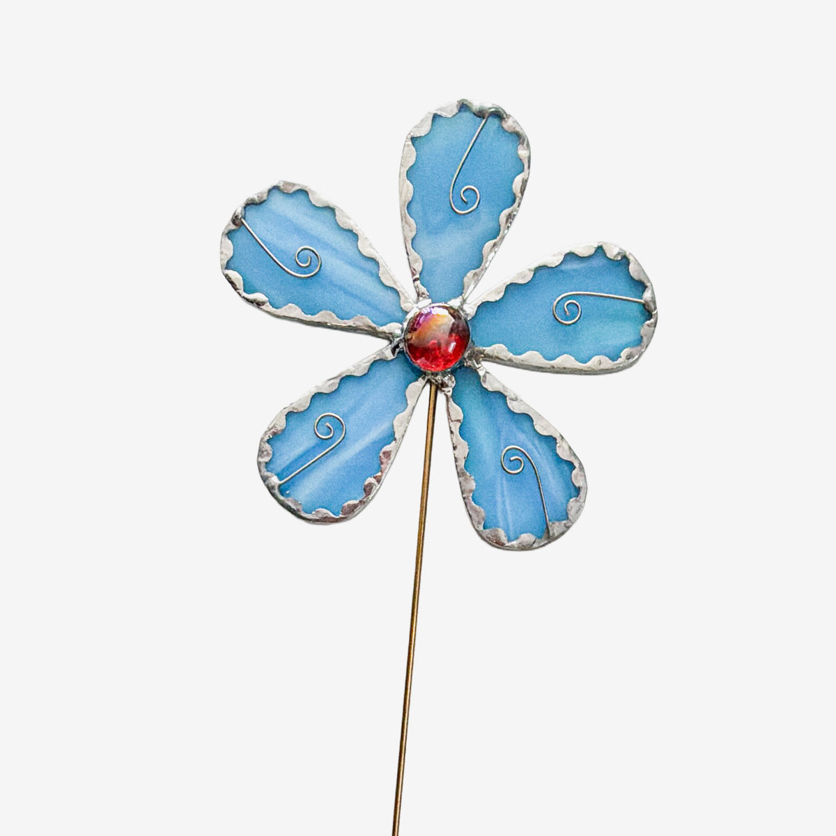 Stained Glass Flower Plant Ornaments, Medium by LORI