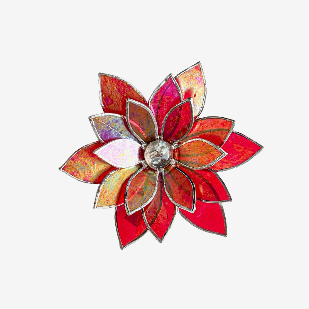 Stained Glass Lotus Flowers by LORI