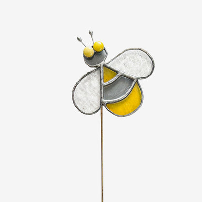 Stained Glass Bee Plant Ornaments by LORI