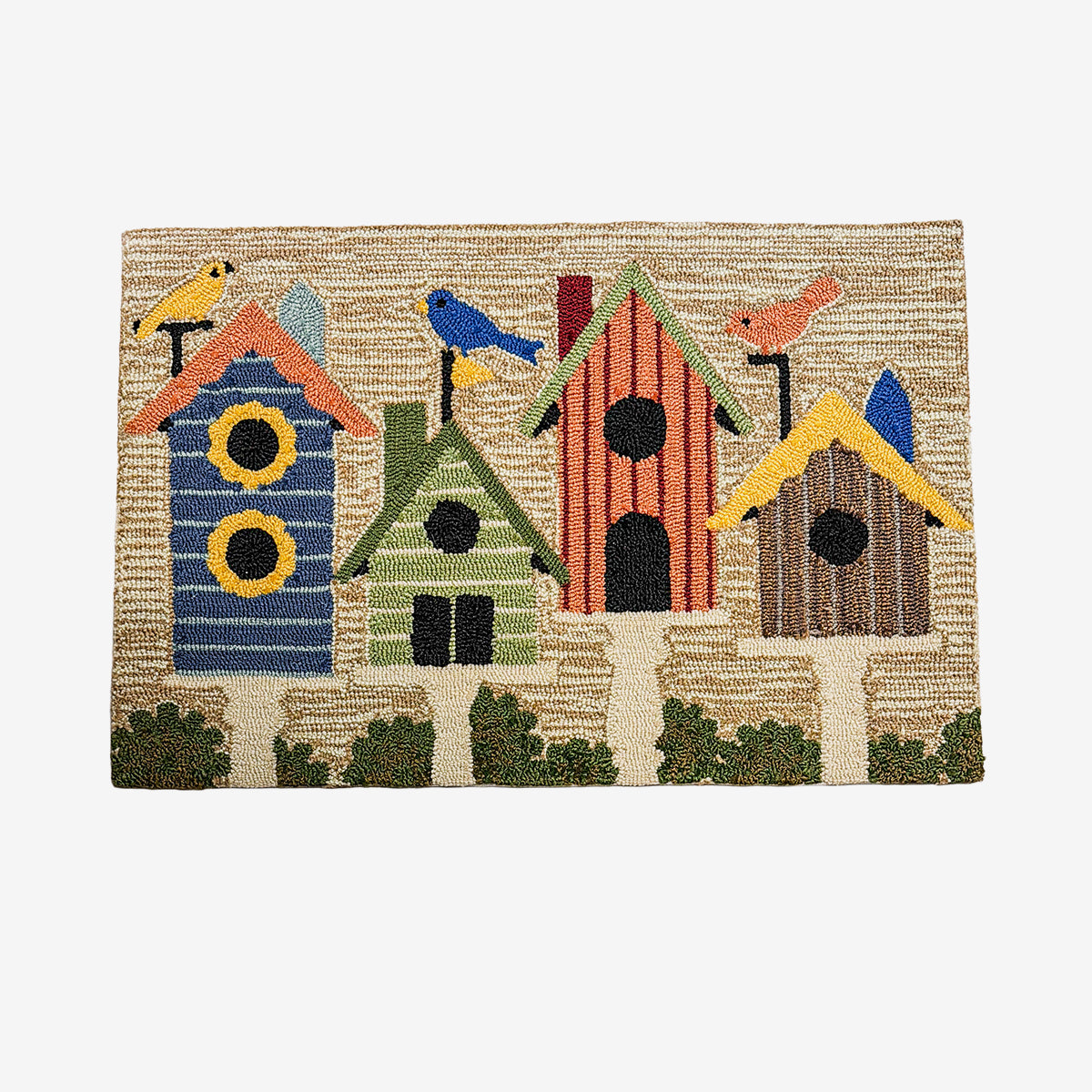 Bird House Hand-Tufted Rug (GF4186)