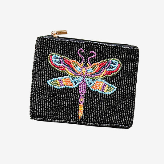 Beaded Coin Purse, Dragonfly (GF4214)