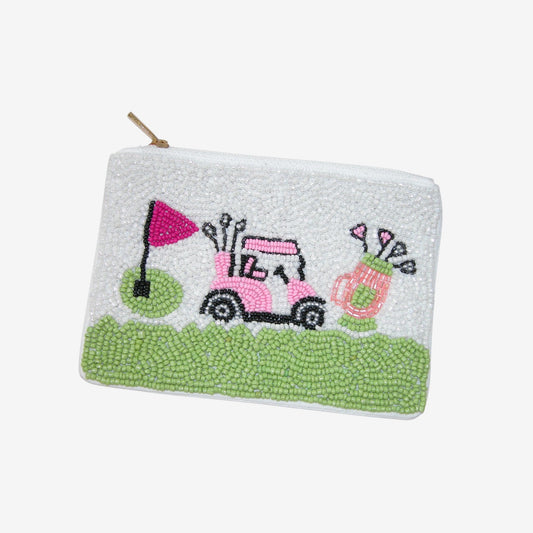 Beaded Coin Purse, Golf (GF4218)