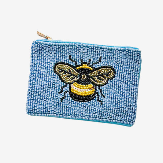Beaded Coin Purse, Bee (GF4231)