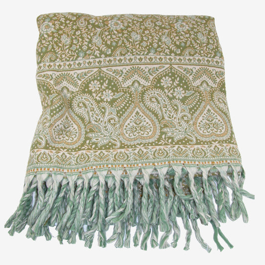 Heavy Woven Green Shawl GF4396