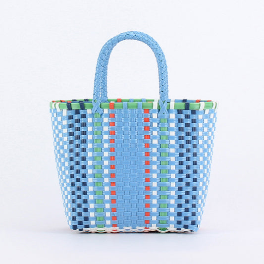 Woven Beach Bag Shades of Summer Tote Handbag GF4413