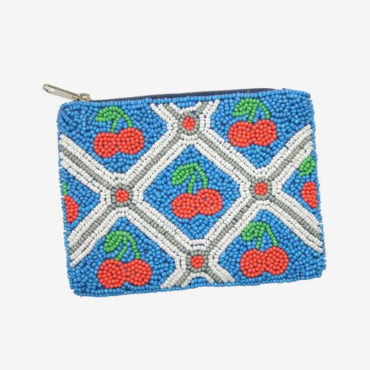 Beaded Coin Purse, Cherry (GF4617)
